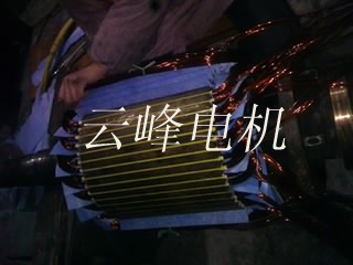  直流电机转子放线