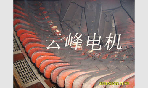 1500KW高压发电机局部抢修
